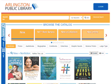 Tablet Screenshot of libcat.arlingtonva.us